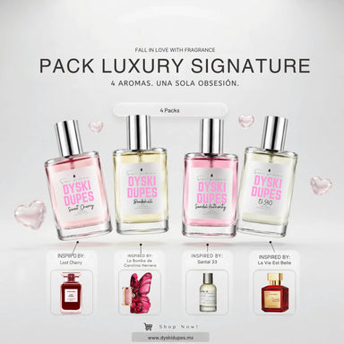 Pack luxury signature — 4 Perfumes 100 ml.