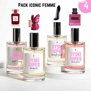 Pack iconic femme — 4 Perfumes 100 ml.