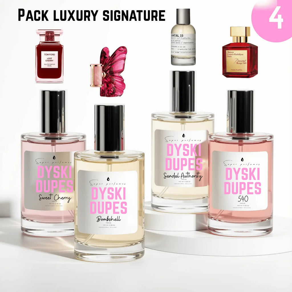 Pack luxury signature — 4 Perfumes 100 ml.